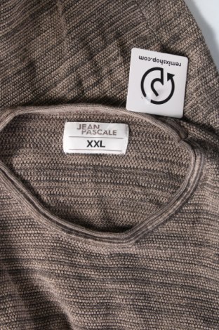 Herrenpullover Jean Pascale, Größe XXL, Farbe Beige, Preis 10,70 €