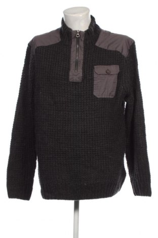 Ανδρικό πουλόβερ John Baner, Μέγεθος XXL, Χρώμα Γκρί, Τιμή 8,97 €