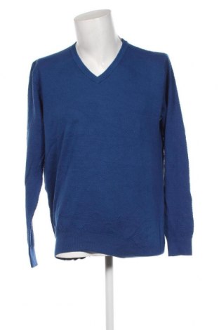 Ανδρικό πουλόβερ John Cabot, Μέγεθος L, Χρώμα Μπλέ, Τιμή 8,97 €