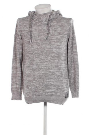 Herrenpullover John Devin, Größe L, Farbe Grau, Preis 10,09 €