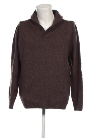 Ανδρικό πουλόβερ Just, Μέγεθος XXL, Χρώμα Καφέ, Τιμή 10,52 €