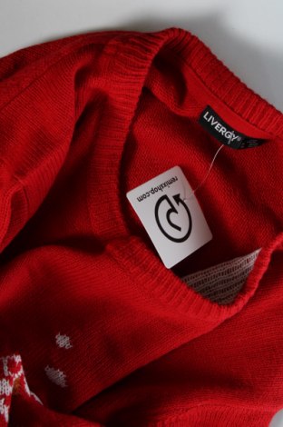 Herrenpullover Livergy, Größe XXL, Farbe Rot, Preis € 11,49