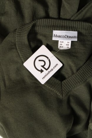 Ανδρικό πουλόβερ Marco Donati, Μέγεθος L, Χρώμα Πράσινο, Τιμή 11,15 €