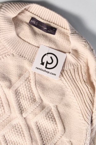 Herrenpullover Marks & Spencer, Größe M, Farbe Beige, Preis 8,46 €