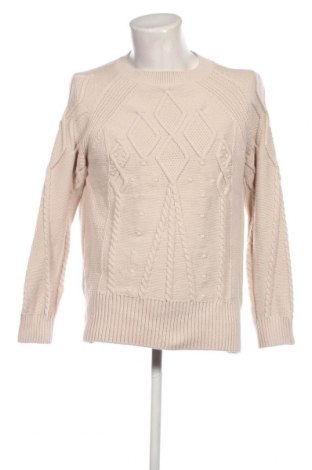 Ανδρικό πουλόβερ Marks & Spencer, Μέγεθος M, Χρώμα  Μπέζ, Τιμή 7,01 €