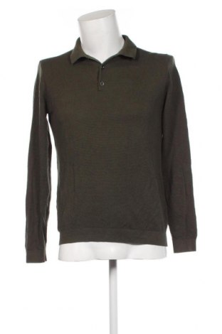 Мъжки пуловер Massimo Dutti, Размер L, Цвят Зелен, Цена 52,70 лв.