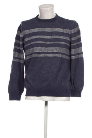 Мъжки пуловер Mauro Ferrini, Размер L, Цвят Син, Цена 18,85 лв.