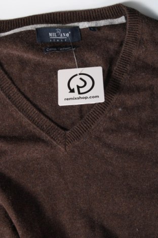 Herrenpullover Milano, Größe L, Farbe Braun, Preis 11,30 €