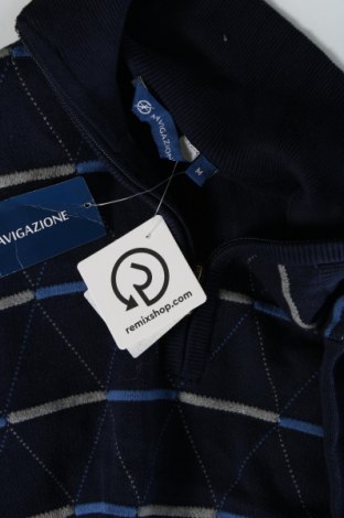 Ανδρικό πουλόβερ Navigazione, Μέγεθος M, Χρώμα Μπλέ, Τιμή 22,86 €