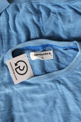 Ανδρικό πουλόβερ No Excess, Μέγεθος XXL, Χρώμα Μπλέ, Τιμή 9,88 €
