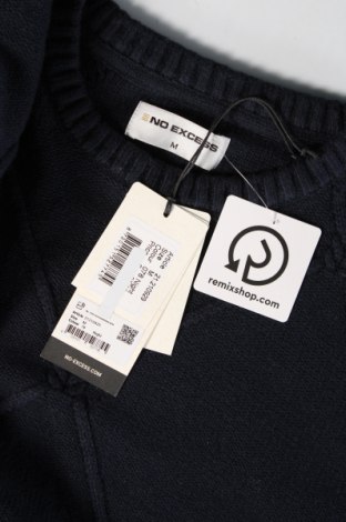 Ανδρικό πουλόβερ No Excess, Μέγεθος M, Χρώμα Μπλέ, Τιμή 17,86 €