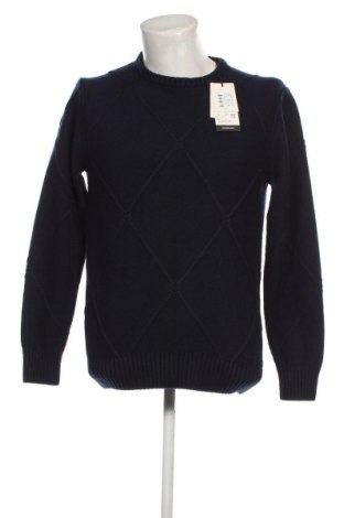 Мъжки пуловер No Excess, Размер M, Цвят Син, Цена 36,96 лв.