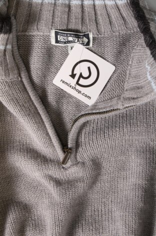 Herrenpullover One Way, Größe XL, Farbe Grau, Preis 7,49 €