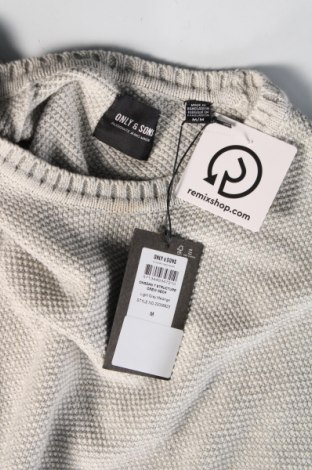 Męski sweter Only & Sons, Rozmiar M, Kolor Szary, Cena 47,99 zł