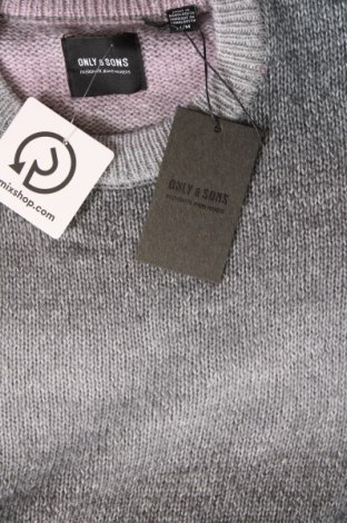 Ανδρικό πουλόβερ Only & Sons, Μέγεθος M, Χρώμα Γκρί, Τιμή 10,67 €