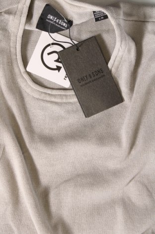 Ανδρικό πουλόβερ Only & Sons, Μέγεθος L, Χρώμα Γκρί, Τιμή 12,09 €