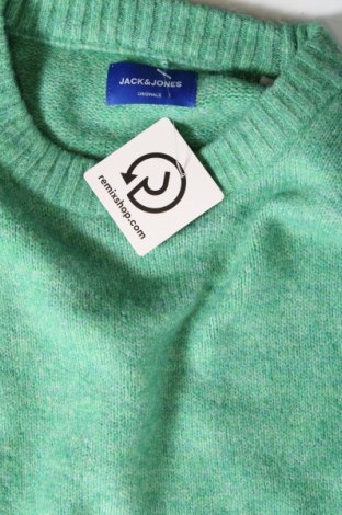 Ανδρικό πουλόβερ Originals By Jack & Jones, Μέγεθος XL, Χρώμα Πράσινο, Τιμή 17,86 €