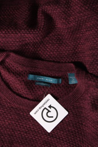Мъжки пуловер Perry Ellis, Размер L, Цвят Червен, Цена 18,02 лв.