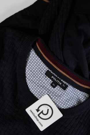 Ανδρικό πουλόβερ Politix, Μέγεθος XXL, Χρώμα Μπλέ, Τιμή 11,15 €