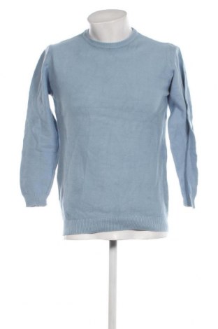 Мъжки пуловер Pull&Bear, Размер M, Цвят Син, Цена 13,63 лв.
