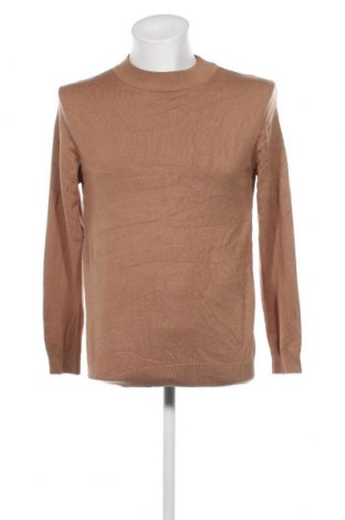 Ανδρικό πουλόβερ Pull&Bear, Μέγεθος L, Χρώμα  Μπέζ, Τιμή 8,97 €