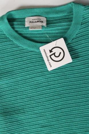 Мъжки пуловер Pull&Bear, Размер S, Цвят Зелен, Цена 13,92 лв.