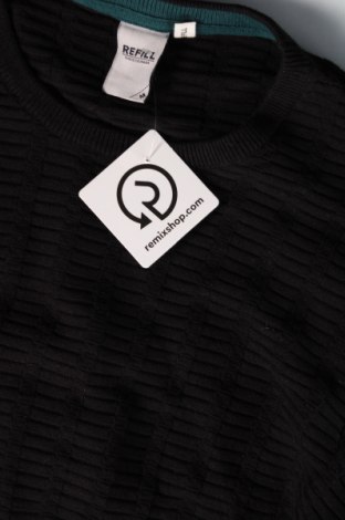 Ανδρικό πουλόβερ Refill, Μέγεθος M, Χρώμα Μαύρο, Τιμή 7,18 €