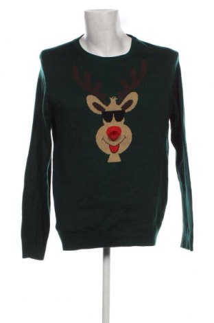 Мъжки пуловер S.Oliver, Размер XL, Цвят Зелен, Цена 19,04 лв.