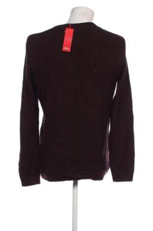 Мъжки пуловер S.Oliver, Размер L, Цвят Червен, Цена 38,50 лв.