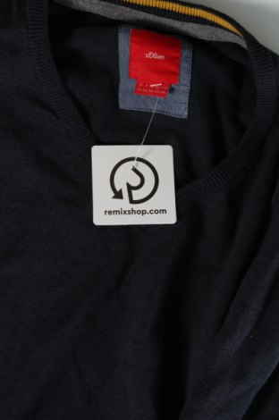 Ανδρικό πουλόβερ S.Oliver, Μέγεθος XXL, Χρώμα Μπλέ, Τιμή 11,15 €