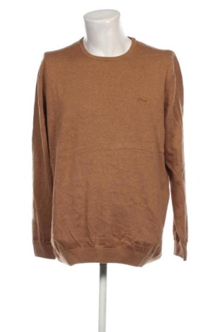 Ανδρικό πουλόβερ S.Oliver, Μέγεθος XXL, Χρώμα Καφέ, Τιμή 10,52 €
