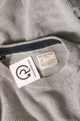 Herrenpullover Selected Homme, Größe L, Farbe Grau, Preis € 17,75