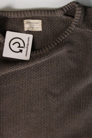 Pánsky sveter  Selected Homme, Veľkosť XL, Farba Béžová, Cena  9,64 €