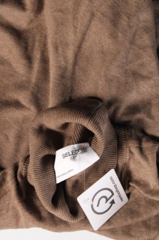 Ανδρικό πουλόβερ Selected Homme, Μέγεθος XXL, Χρώμα  Μπέζ, Τιμή 8,41 €