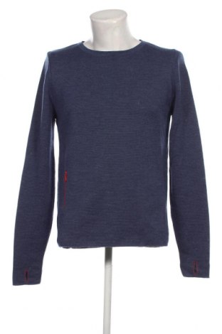 Мъжки пуловер Sibin Linnebjerg, Размер M, Цвят Син, Цена 49,60 лв.