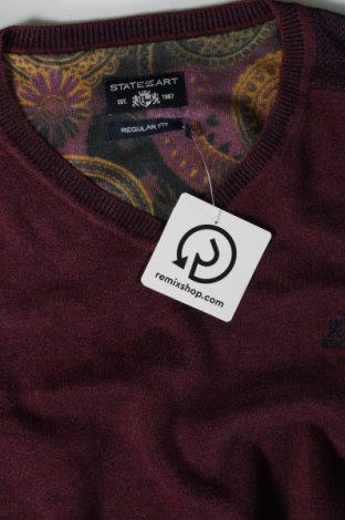 Мъжки пуловер State Of Art, Размер L, Цвят Лилав, Цена 49,60 лв.