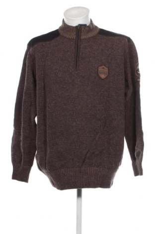 Мъжки пуловер State Of Art, Размер XXL, Цвят Кафяв, Цена 34,10 лв.