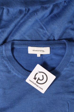 Ανδρικό πουλόβερ Studio Total, Μέγεθος L, Χρώμα Μπλέ, Τιμή 9,88 €