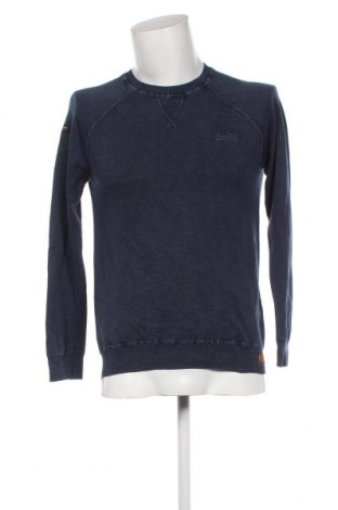 Мъжки пуловер Superdry, Размер M, Цвят Син, Цена 42,30 лв.