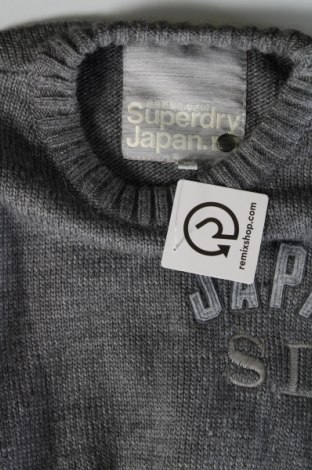 Ανδρικό πουλόβερ Superdry, Μέγεθος M, Χρώμα Γκρί, Τιμή 19,49 €