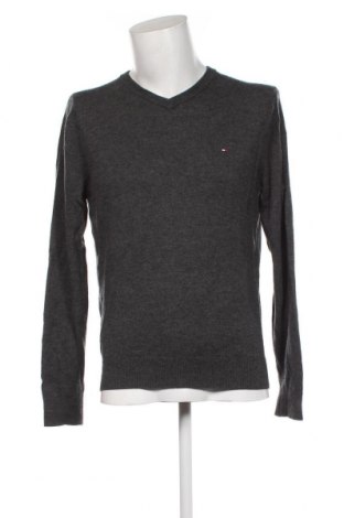 Herrenpullover Tommy Hilfiger, Größe L, Farbe Grau, Preis 53,44 €