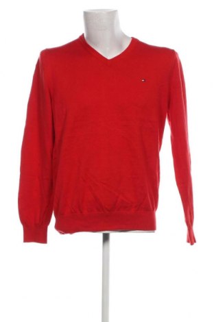 Мъжки пуловер Tommy Hilfiger, Размер L, Цвят Червен, Цена 76,80 лв.