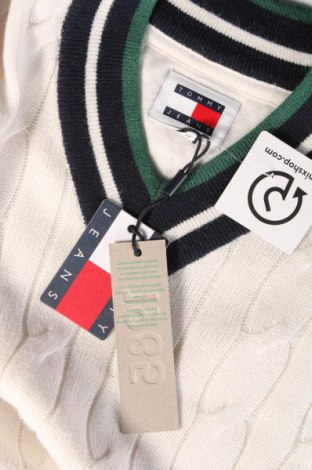 Ανδρικό πουλόβερ Tommy Jeans, Μέγεθος M, Χρώμα Λευκό, Τιμή 52,58 €