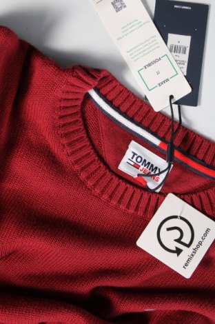 Pánsky sveter  Tommy Jeans, Veľkosť M, Farba Červená, Cena  52,58 €