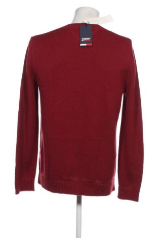 Herrenpullover Tommy Jeans, Größe M, Farbe Rot, Preis 57,83 €