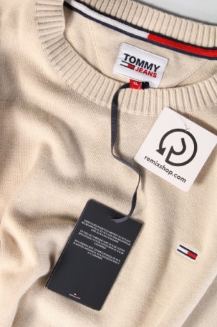 Męski sweter Tommy Jeans, Rozmiar XL, Kolor ecru, Cena 190,99 zł