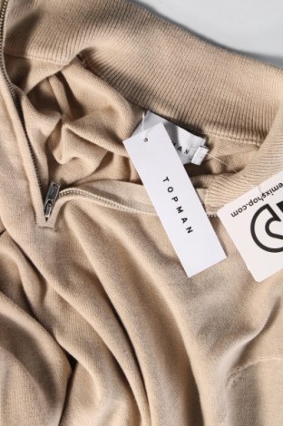 Ανδρικό πουλόβερ Topman, Μέγεθος M, Χρώμα  Μπέζ, Τιμή 17,86 €