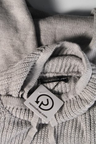 Ανδρικό πουλόβερ Trendyol, Μέγεθος M, Χρώμα Γκρί, Τιμή 20,00 €