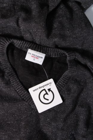 Męski sweter U.S. Polo Assn., Rozmiar L, Kolor Szary, Cena 69,99 zł