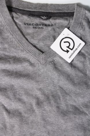 Ανδρικό πουλόβερ Via Cortesa, Μέγεθος XL, Χρώμα Γκρί, Τιμή 8,97 €